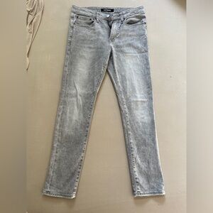 Express Gray Hyper Stretch Slim Jeans Size 30 x 30
